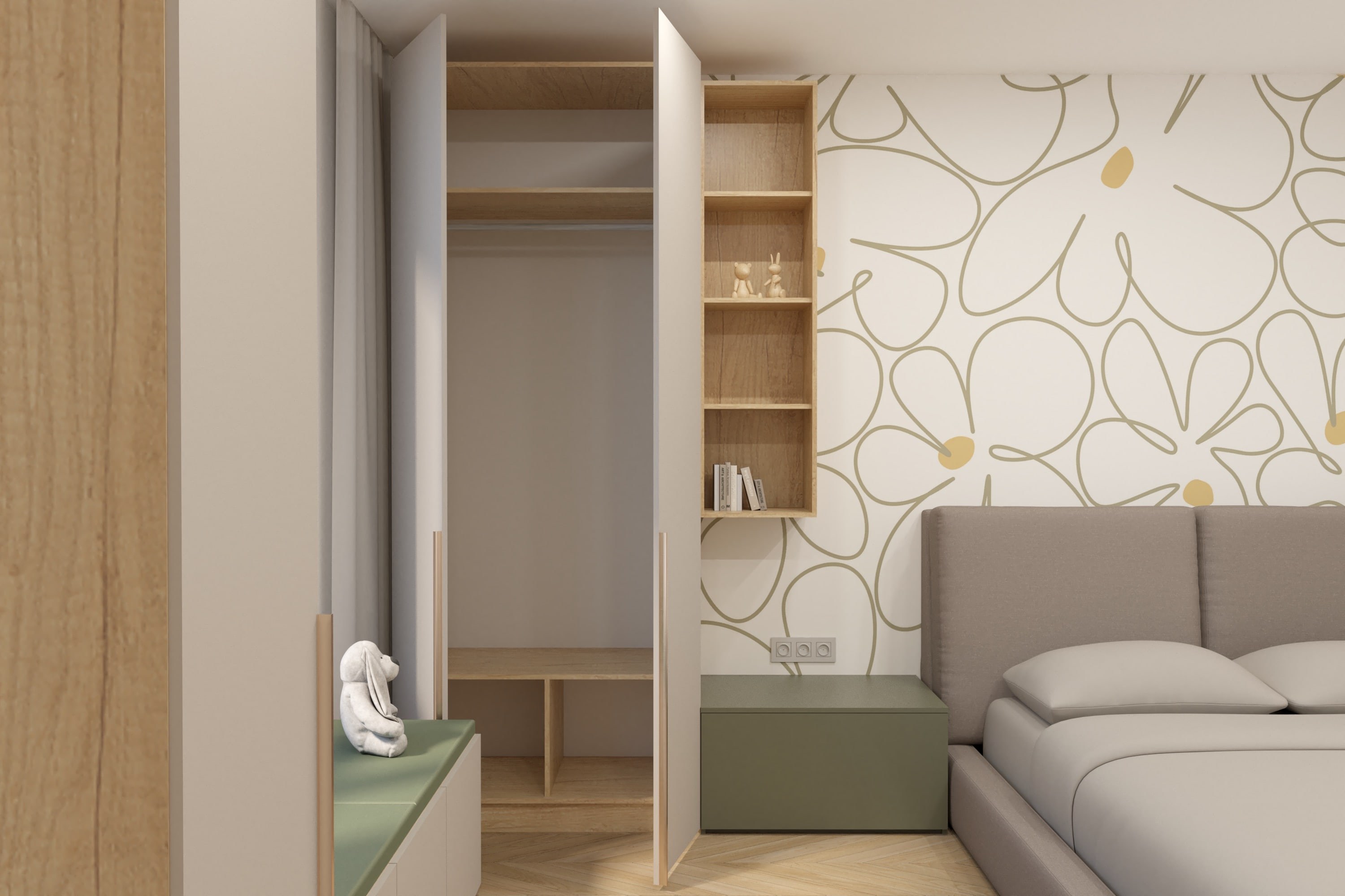 Шкаф распашной Томоэ в комплекте