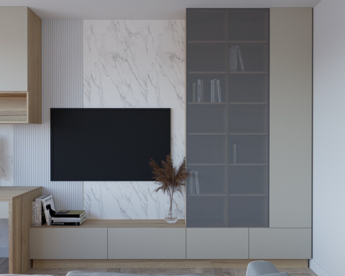 Шкаф и тумба под ТВ фото