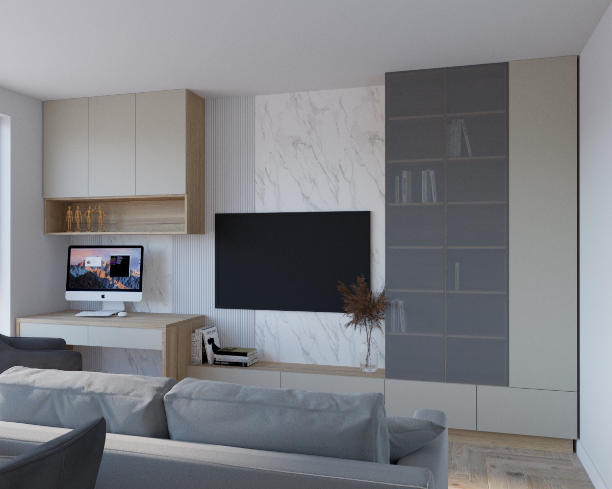 Комплект мебели для кухни-гостиной на заказ