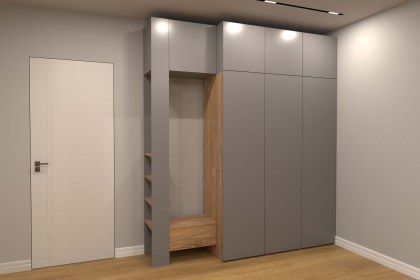 Удобный шкаф с боковым элементом Гвинам