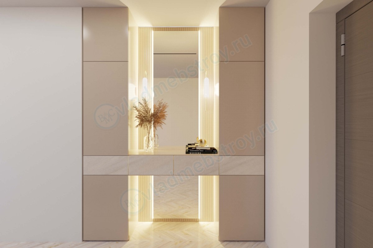 Шкаф Шарма с антресолью