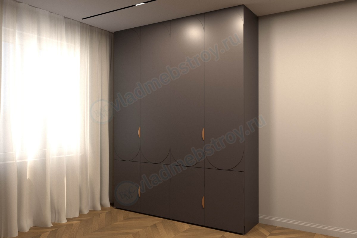 Четырехдверный шкаф распашкой Максин