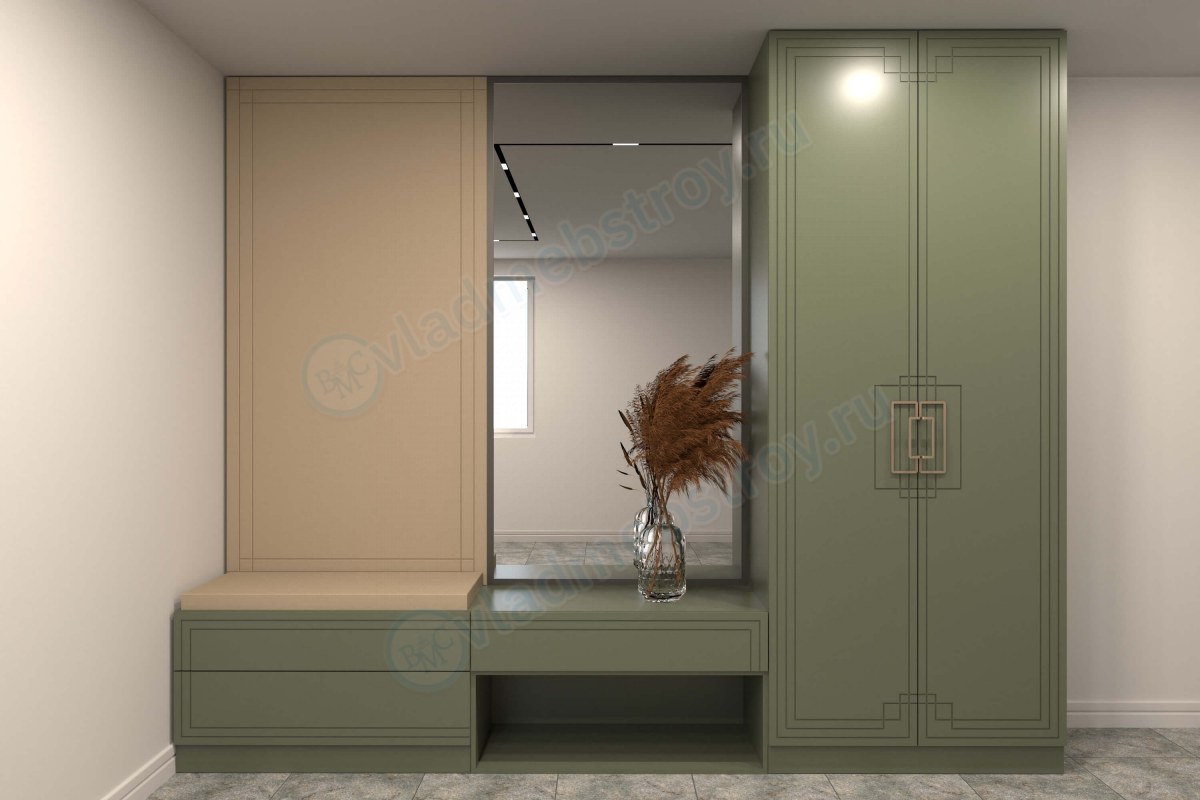 Оливковая прихожая фото