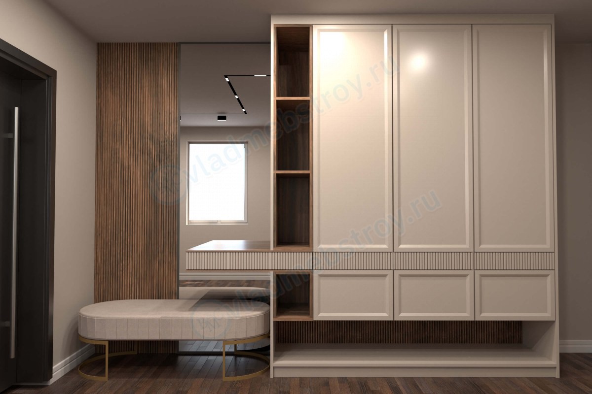 Шкаф с зеркалом в прихожую