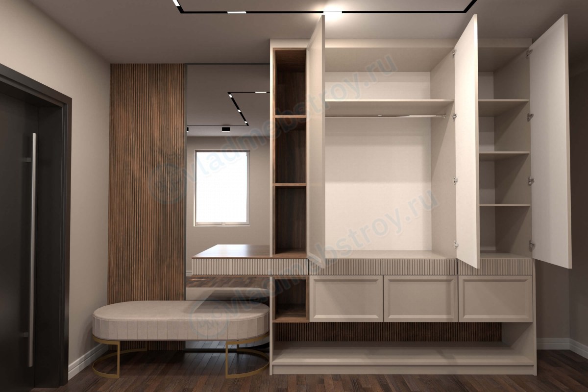 Вместительный шкаф для прихожей