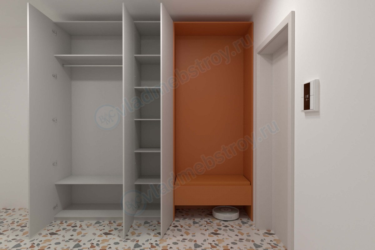 Прихожая Кассиэль с 3-мя распашными створками