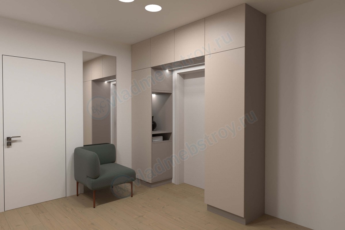 Стильная и современная прихожая во Владимире