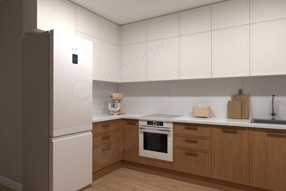 Кухонный гарнитур с антресолью