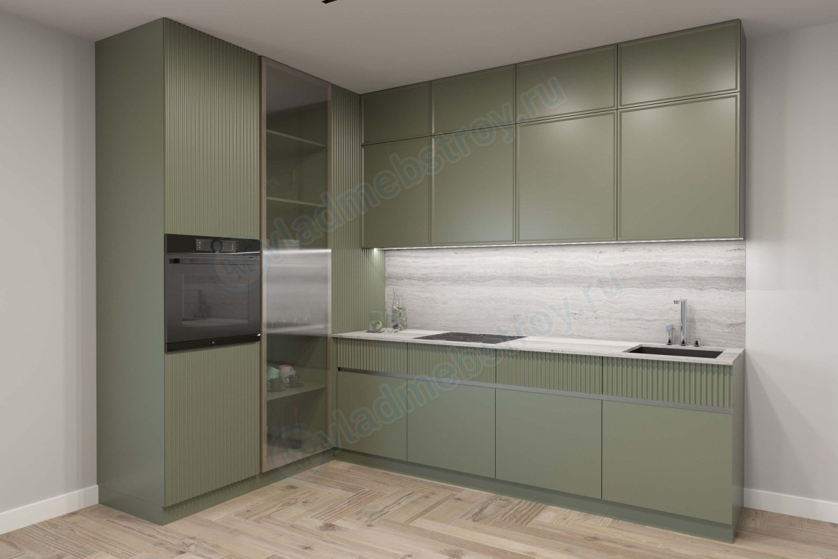 Фрирен кухня в темных цветах фото