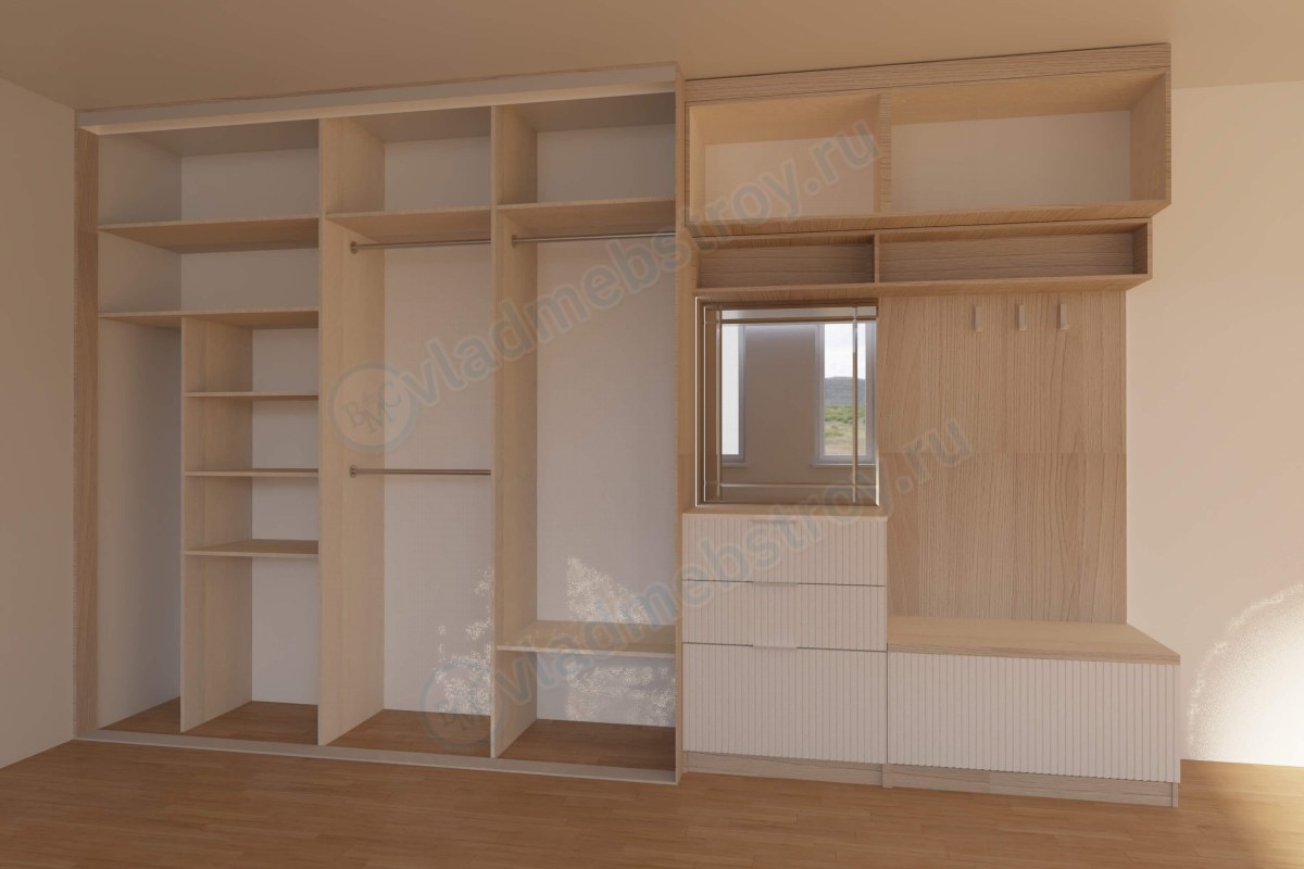 Вместительная прихожая в современном стиле