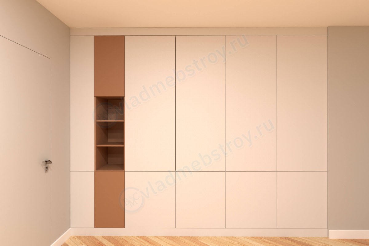 Распашной шкаф во всю стену Гимель