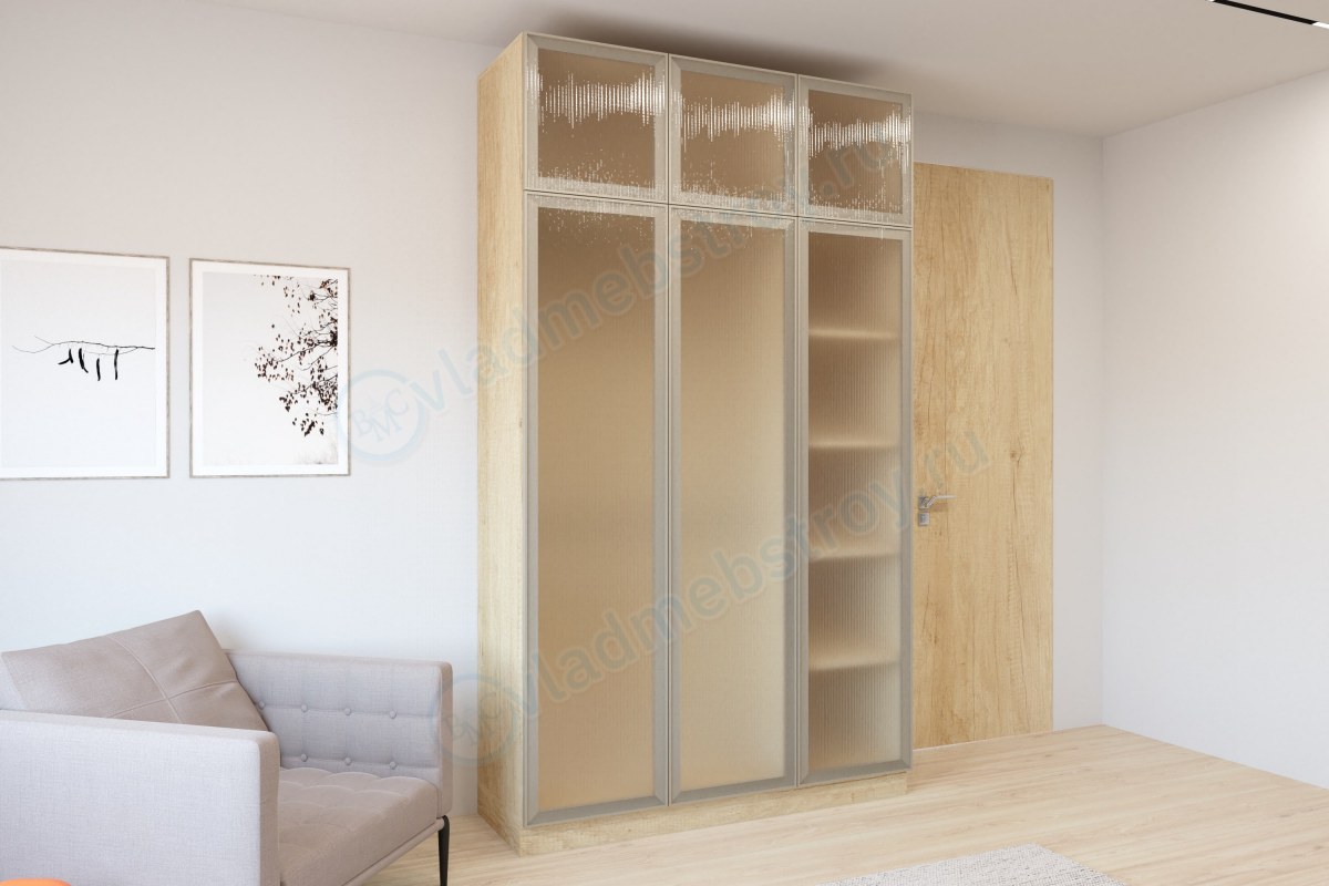 Шкаф распашной стеклянные двери