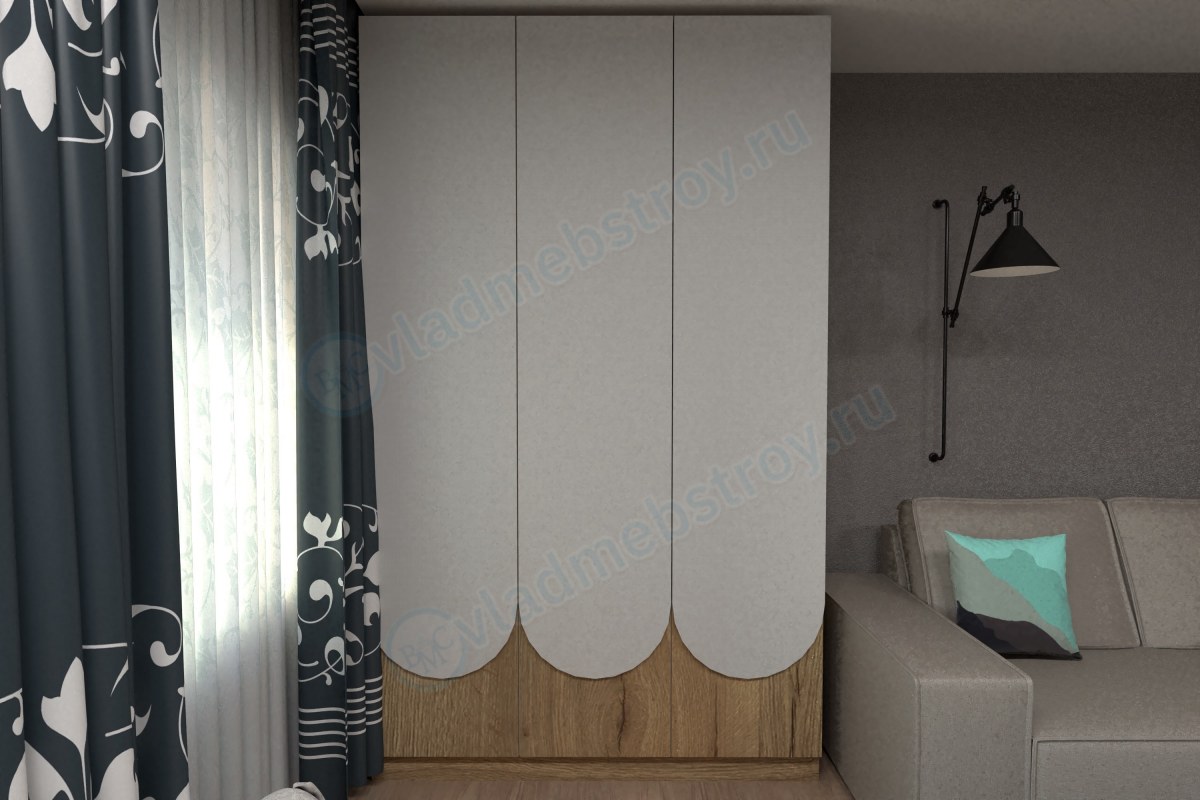 Шкаф необычный фасад