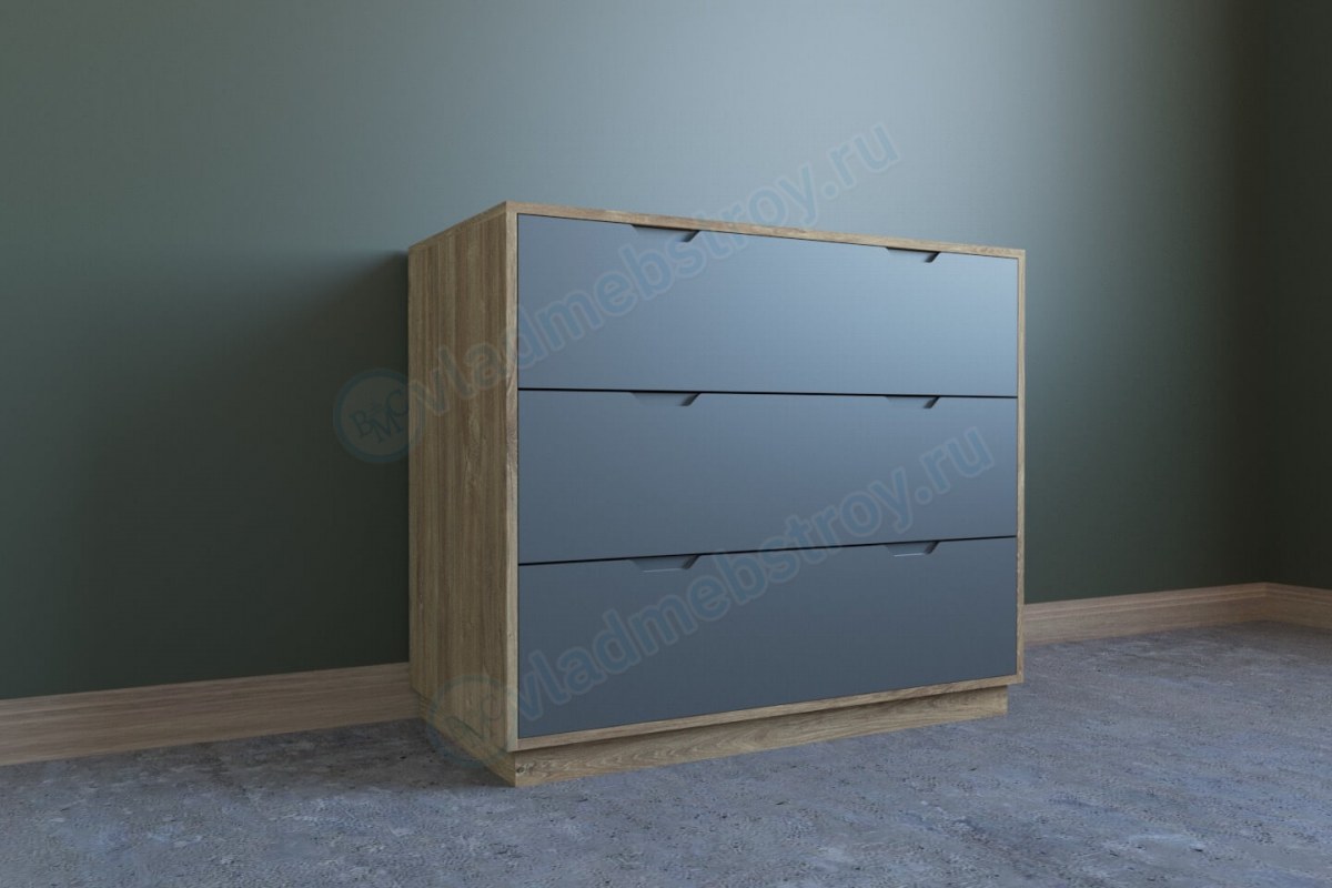 Комод в комнату темного цвета