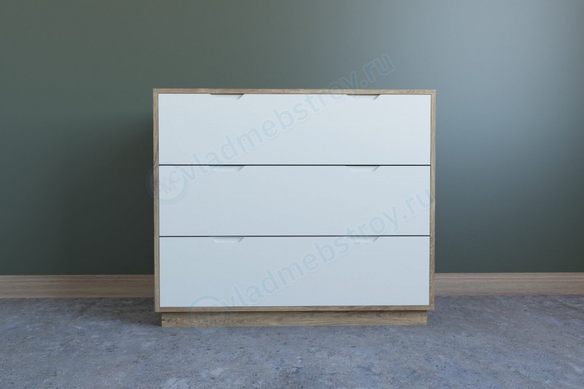 Комод белого цвета Элисон