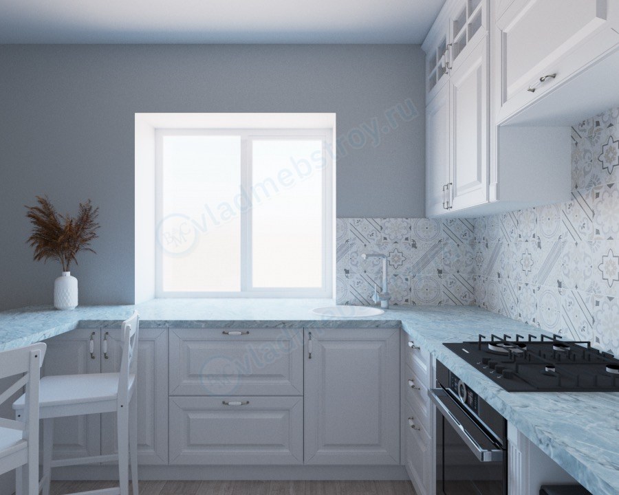 Кухня П-образная Неаполитано