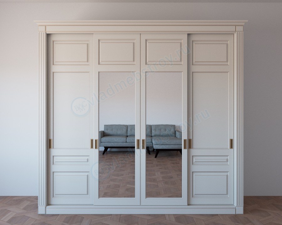 Шкаф-купе классика с патиной