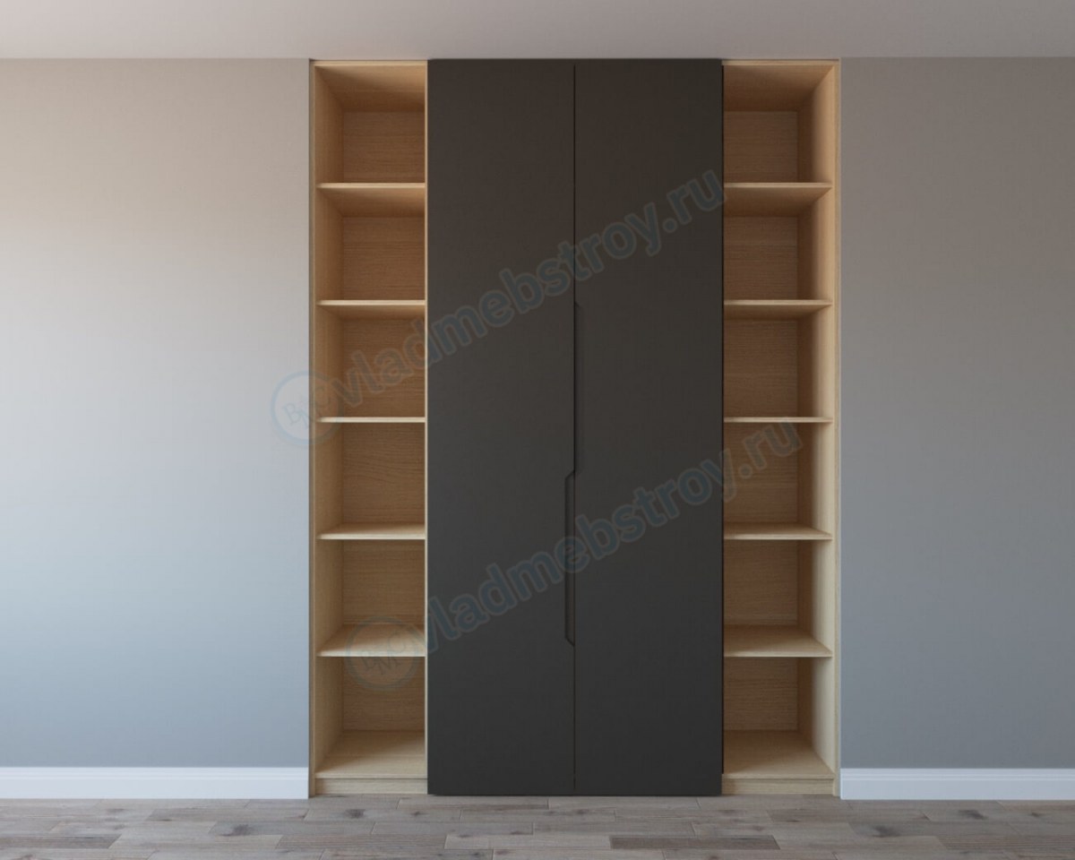 Встроенный шкаф Коэн с полками