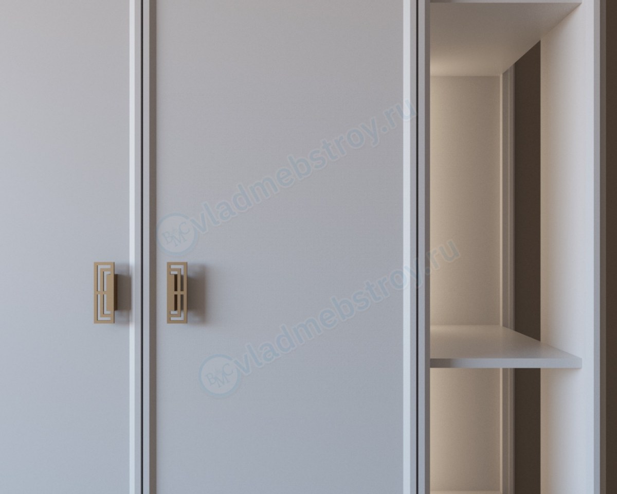 Фасад шкафа со сложной фрезеровкой