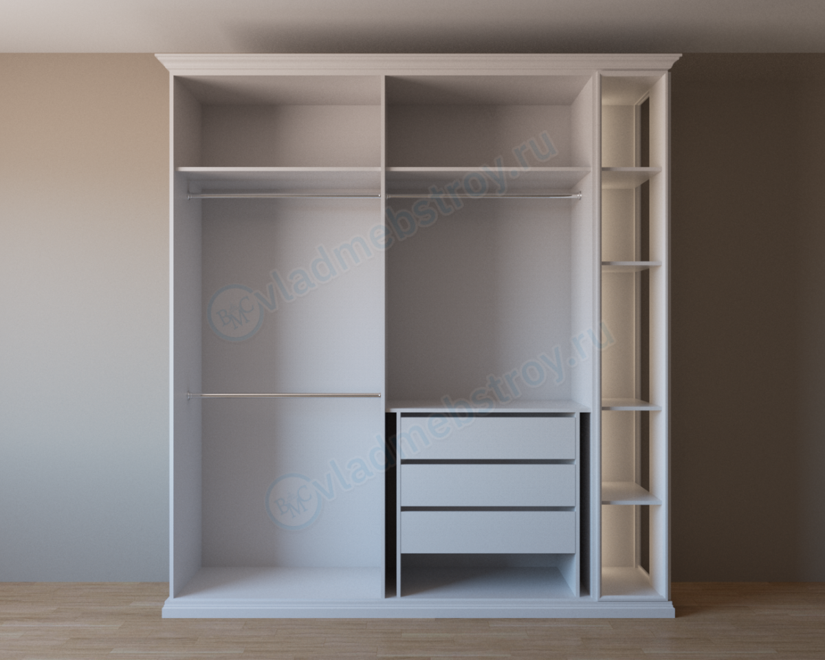 Внутреннее наполнение шкафа Таунсен