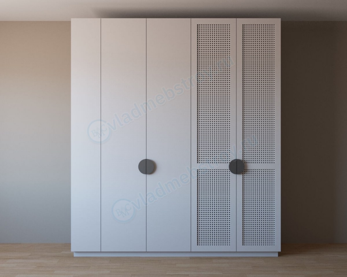 Стильный белый шкаф Этвуд