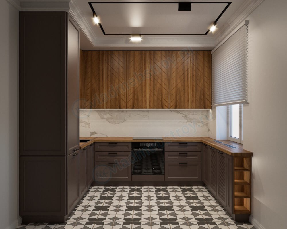 Кухонный гарнитур Шеврон за заказ