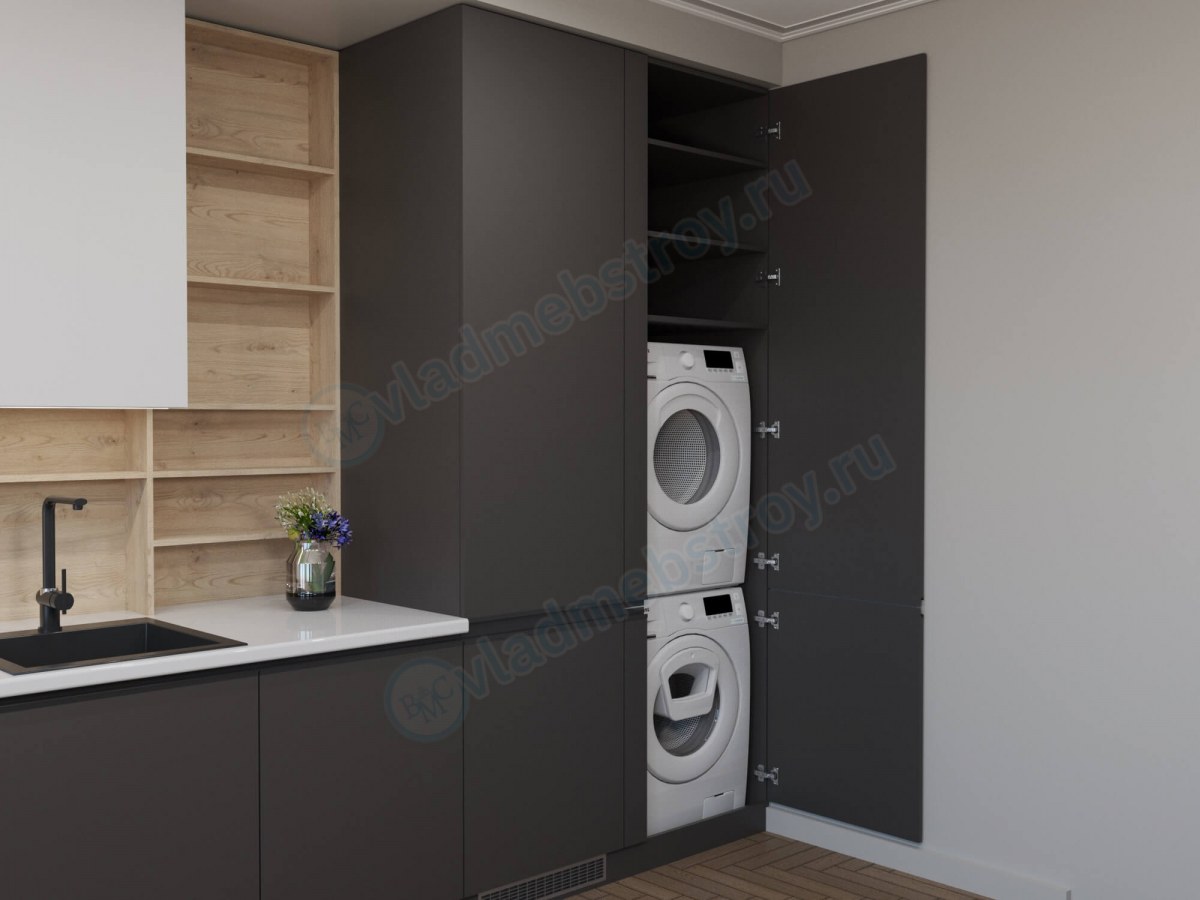 Шкаф для бытовой техники на кухне Сиара