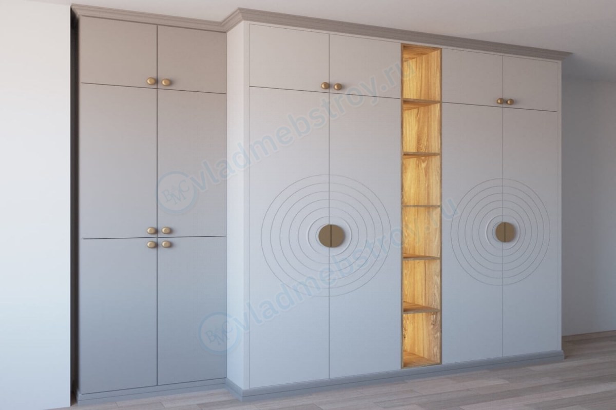 Большой шикарный распашной шкаф на заказ