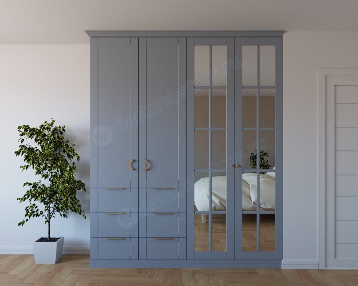 Распашной шкаф на заказ из Владимира