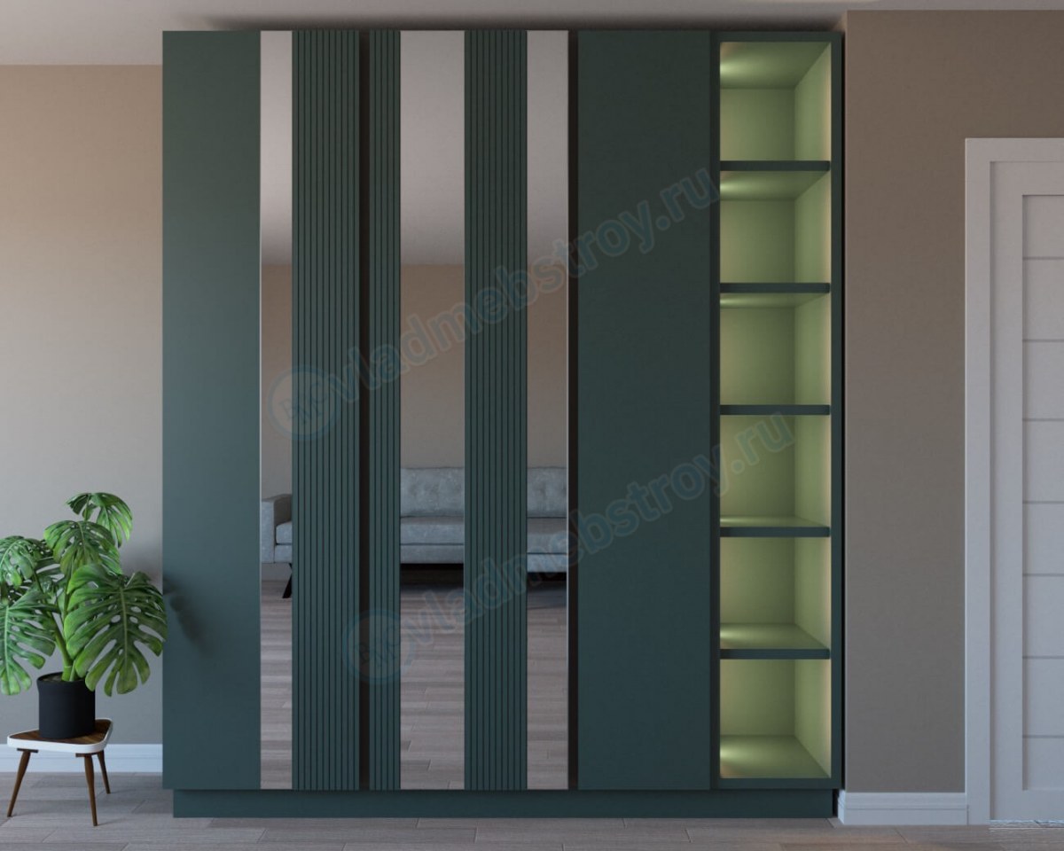 Невероятно красивый распашной шкаф