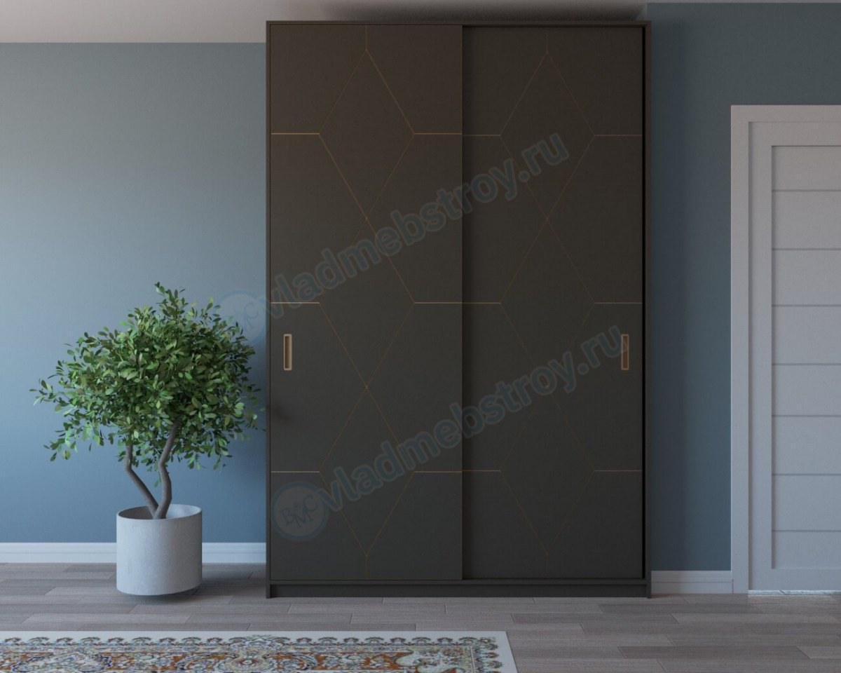 2-ух дверный шкаф-купе Этриэль