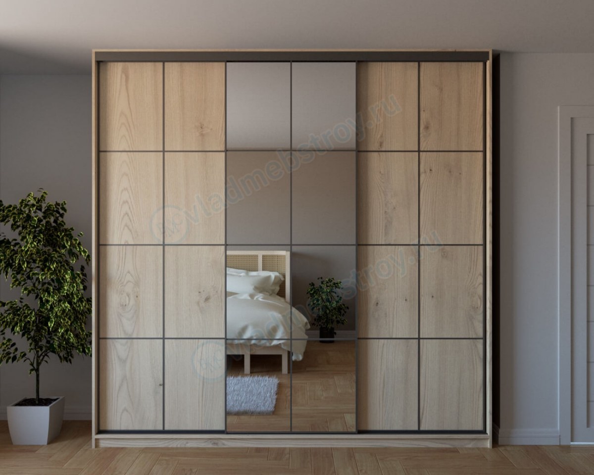 Трехдверный шкаф-купе Ирден