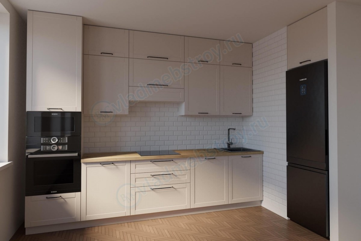 Кухня Мармара во всю стену