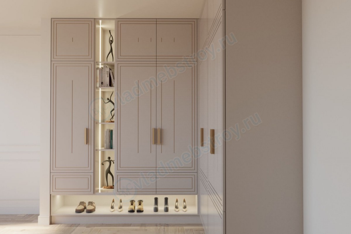 Идеальный шкаф для прихожей с обувницей