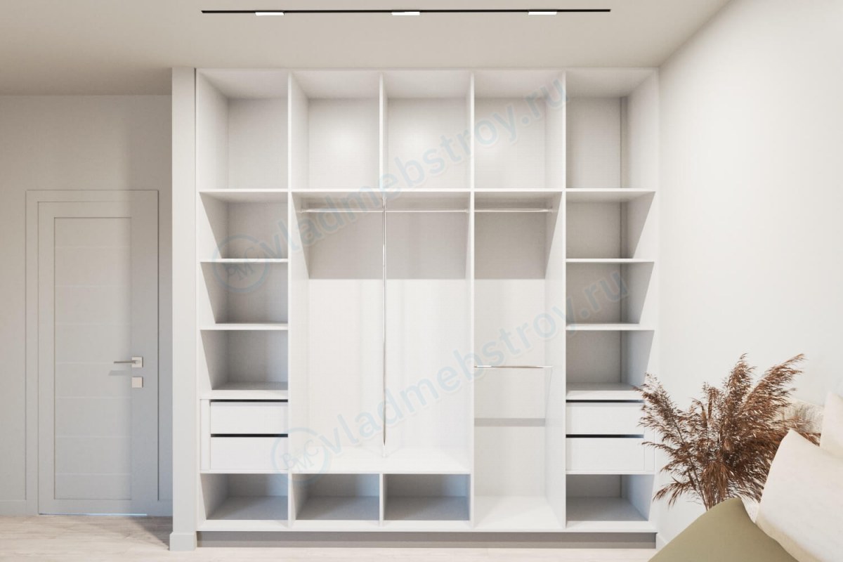 Распашной шкаф Веларион изнутри