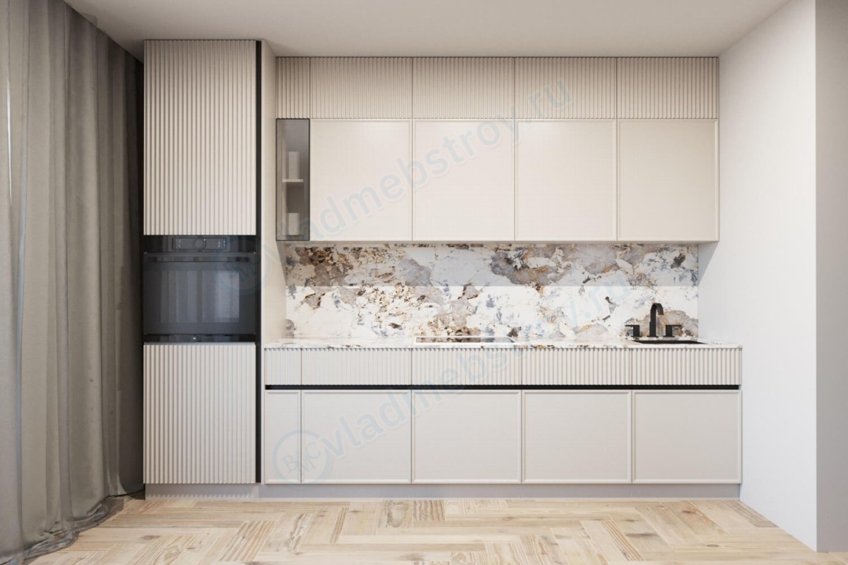 Белый гарнитур под потолок фото