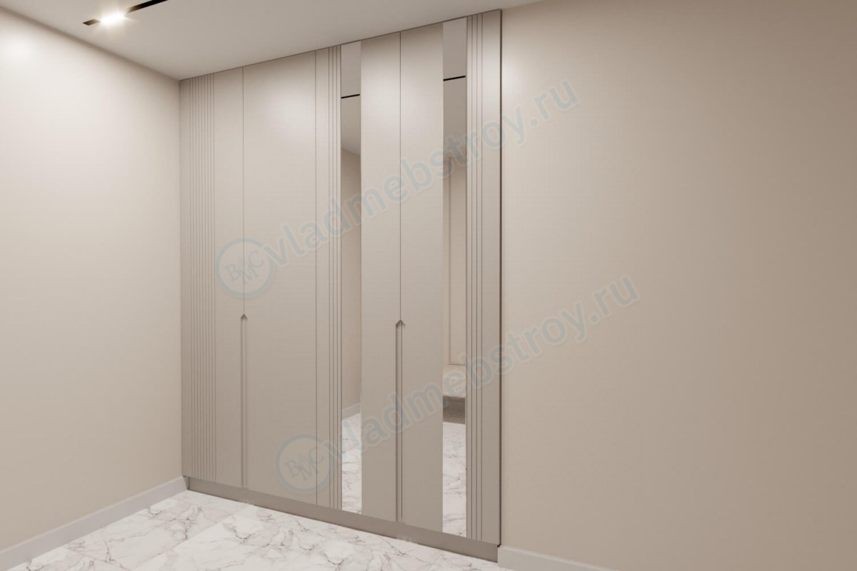 Распашной шкаф Присцилла встроенный