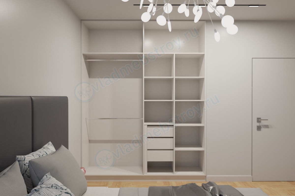 Каким сделать наполнение встроенного шкафа? Вот таким!