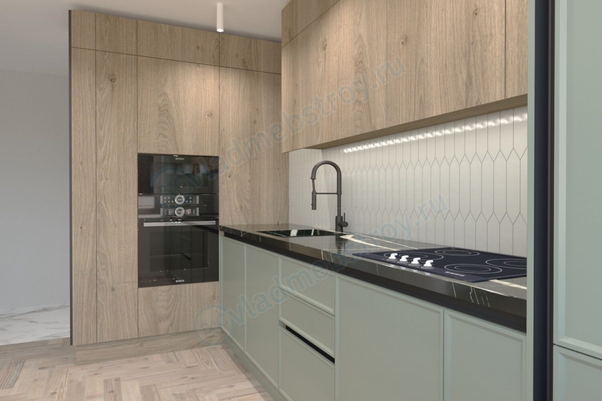 Угловой кухонный гарнитур Цирилла во Владимире