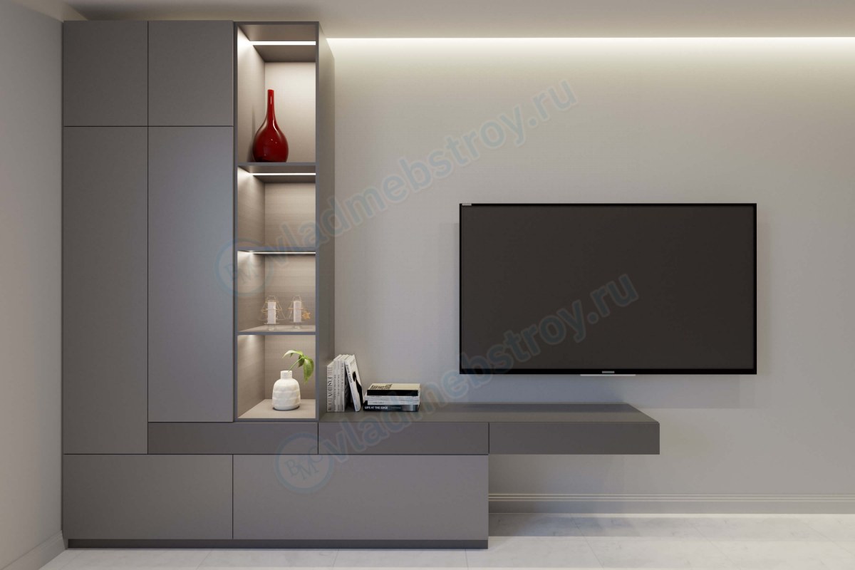 Модный и современный шкаф в зал