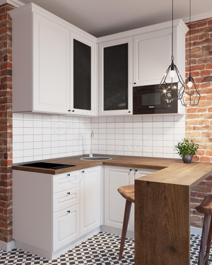 Небольшая кухня Блаш (угловая) фото