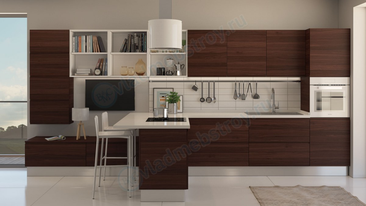 Кухня с островком Сангалло