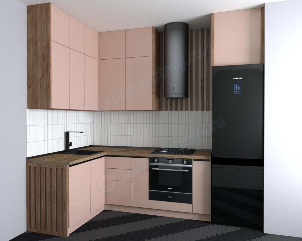 Кухня Вайт с фасадом из МДФ