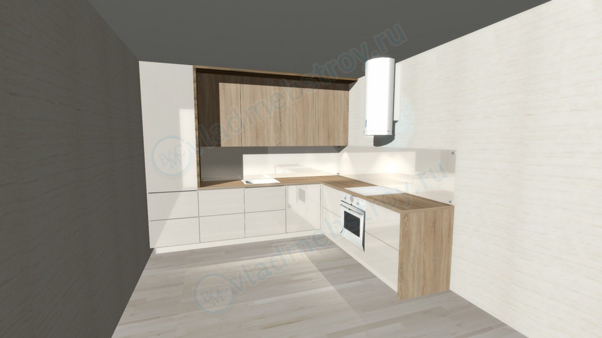 Кухня Катрис белая