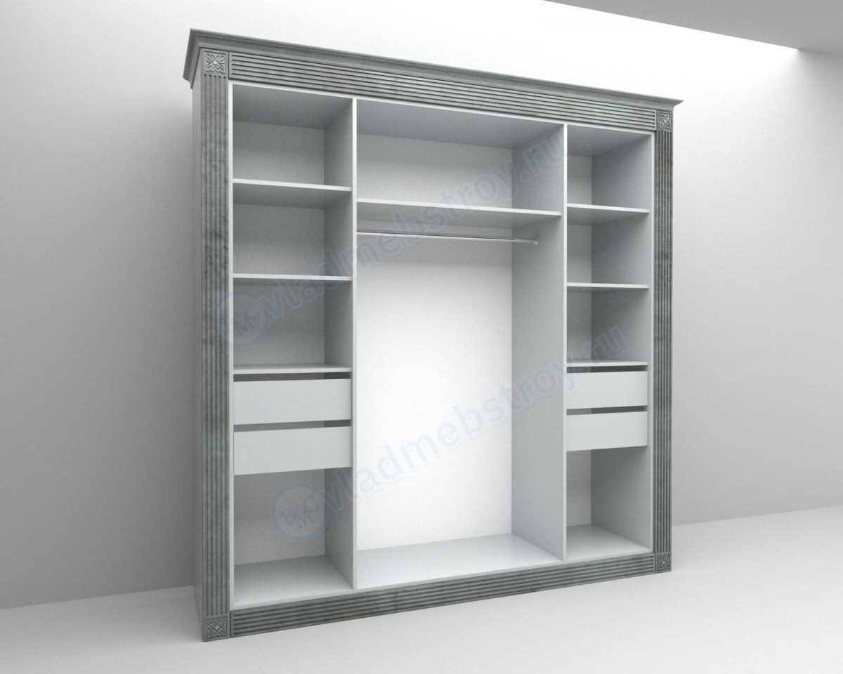 Внутреннее наполнение шкафа Люцик фото