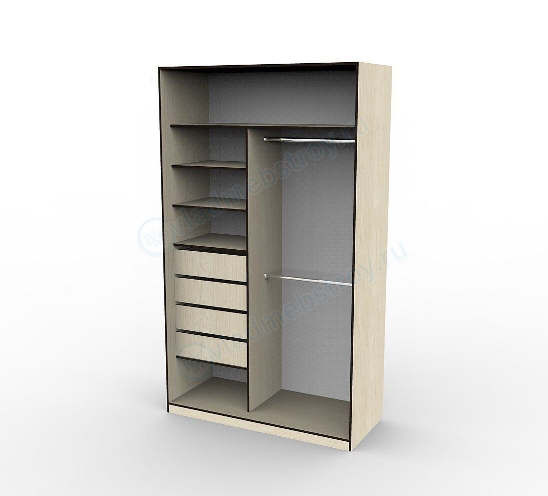 Создаем наполнение шкафа – используем каждый сантиметр