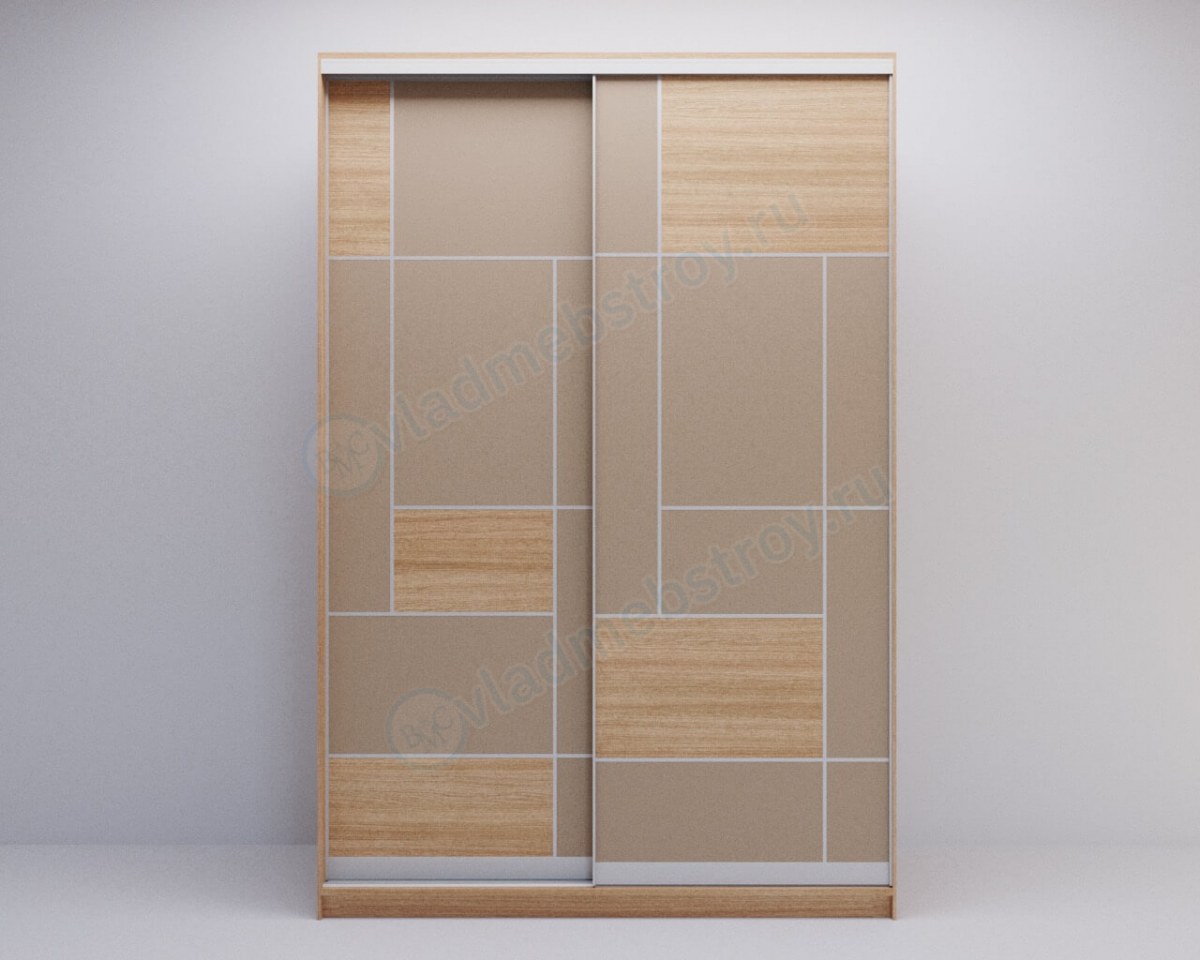 Шкаф-купе с узором фото