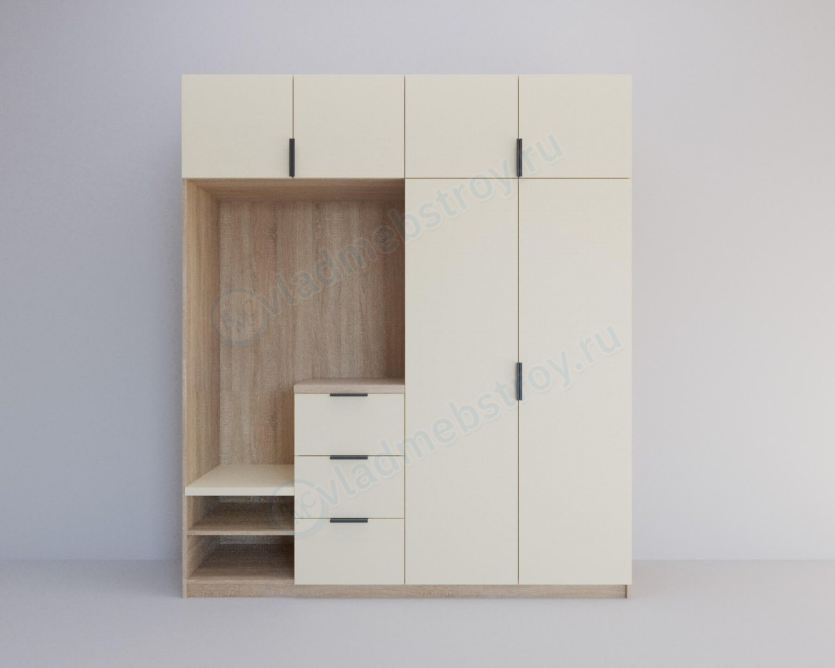 Шкаф Роуз (белый) от Владмебстрой фото