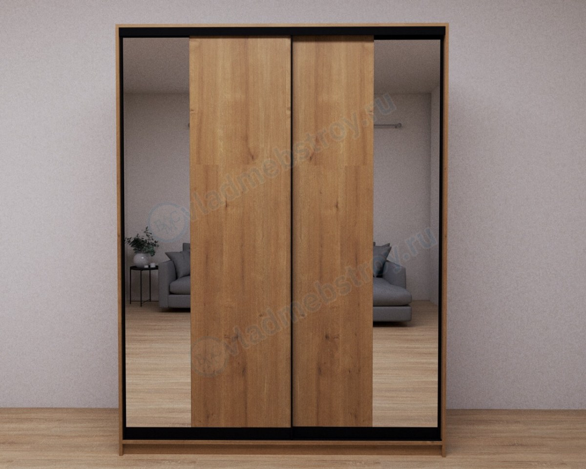 Шкаф-купе в цвете дерева Блэр фото