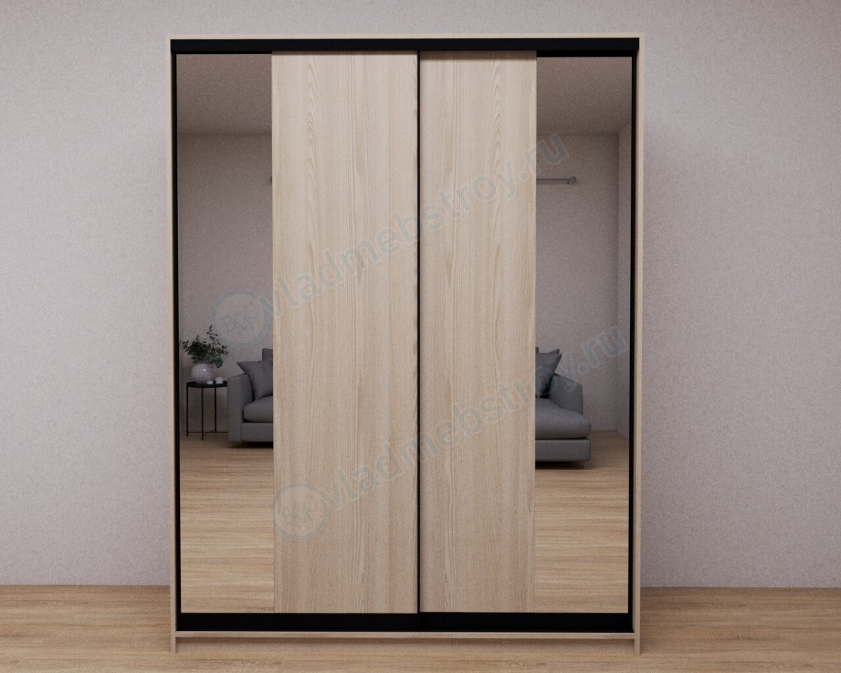 Шкаф-купе в светлом цвете Блэр фото